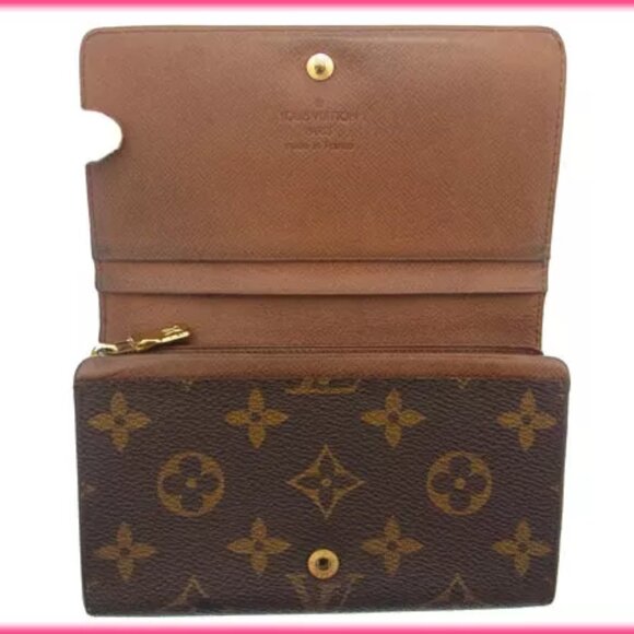 Louis Vuitton Wallet Purse Monogram Brown Woman Authentic Used - Picture 2 of 5